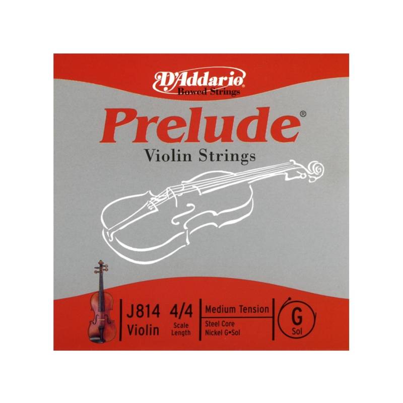 Cuerda Suelta 4º - Daddario - Violin 4/4 - G (Sol) - Prelude - Tension Media - J8144/4M