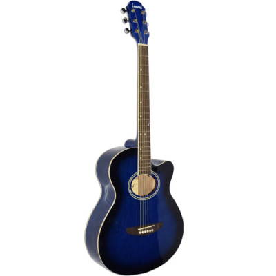 Guitarra Acustica - Leonard - Con Corte - Azul - La267Bl  