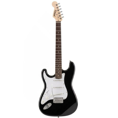 Guitarra Electrica - Leonard - Stratocaster - Para Zurdo - 3 Microfonos Simples - Palanca - Negro - Le365Bk  