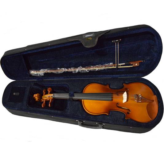 Viola - Stradella - 406Mm - Tapa De Pino Maciza - Trastiera De Ebano - Aros Y Fondo Maple Macizo - Estuche - Arco - Mv1014A
