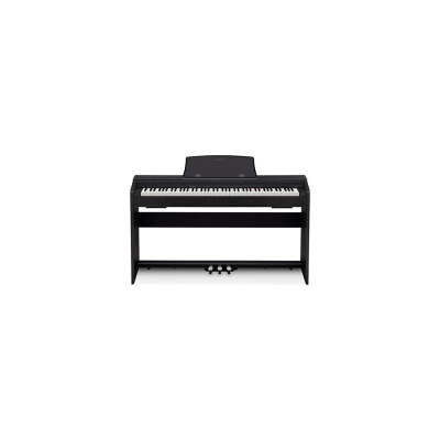 Piano - Casio - Privia - 88 Teclas - 19 Sonidos - 128 Polifonias - Accion Martillo - Tri-Sensor Ii - 3 Pedales - Con Mueble - Negro - Px770Bk  