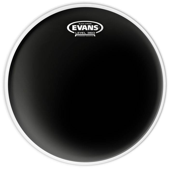 Parche 18 - Evans - Black Chrome - Clr - Tt18Chr