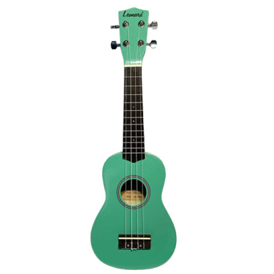Ukelele - Leonard - Soprano - Con Funda - Verde Sparkle - Uk15Ssg  