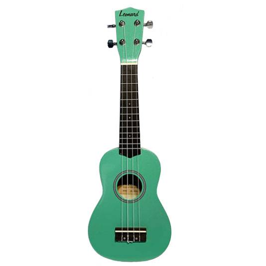 Ukelele - Leonard - Soprano - Con Funda - Verde Sparkle - Uk15Ssg