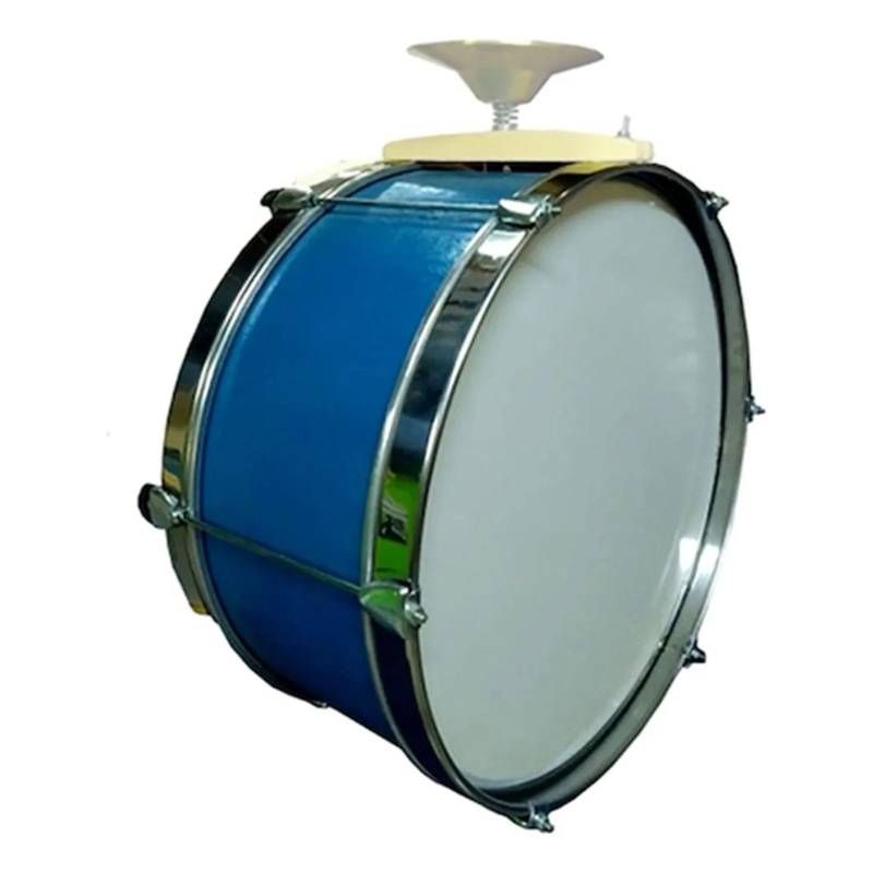 Bombo - Interdrums - Madera - De Murga - 24 - Parches Mylar 6 - Id-16085