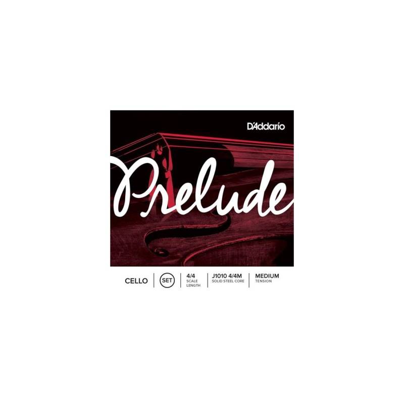 Encordado - Daddario - Cello 4/4 - Prelude - Nucleo De Acero - Tension Media - J10104/4M