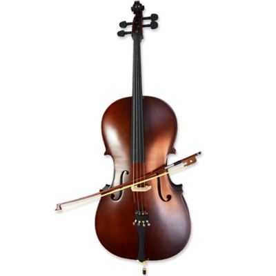 Violoncello - Stradella - 4/4 - Tapa De Pino Laminada - Funda - Arco - Mc601144  