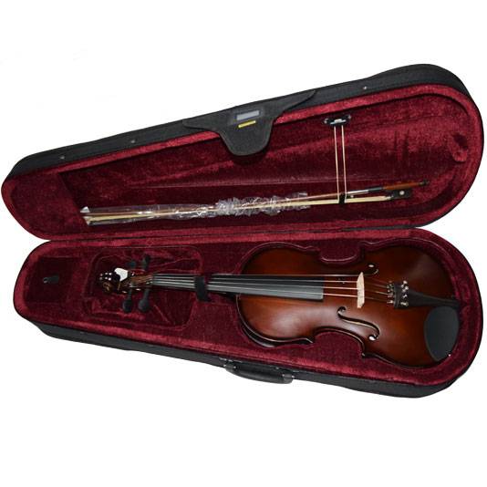Viola - Stradella - 395Mm - Tapa De Pino Maciza - Aros Y Fondo Maple Macizo - Microafinadores - Estuche - Arco - Mv101134
