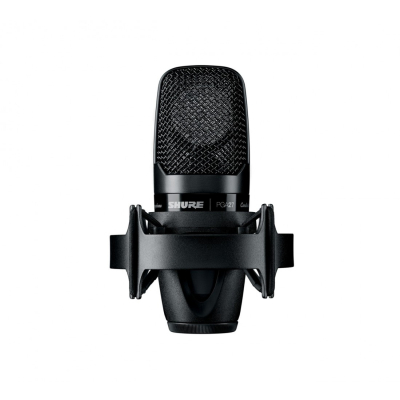 Microfono - Shure - Condenser - Cardioide - Direccion Lateral - Diafragma Grande - Atenuador Conmutable - Estuche Alcolchado - Negro - Pga27-Lc  