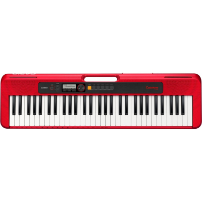 Teclado - Casio - Casiotone - 61 Teclas - 400 Sonidos - 48 Polifonias - 77 Ritmos - Usb Micro B - Conexion A App - Rojo - Ct-S200Rd  