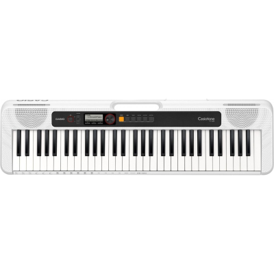 Teclado - Casio - Casiotone - 61 Teclas - 400 Sonidos - 48 Polifonias - 77 Ritmos - Usb Micro B - Conexion A App - Blanco - Ct-S200We  