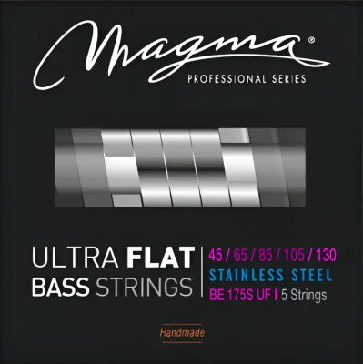 Encordado - Magma - Bajo Electrico - Ultra Flat - 045-130 - 5 Cuerdas - Be175Suf  