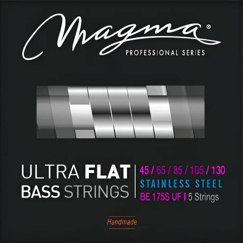 Encordado - Magma - Bajo Electrico - Ultra Flat - 045-130 - 5 Cuerdas - Be175Suf