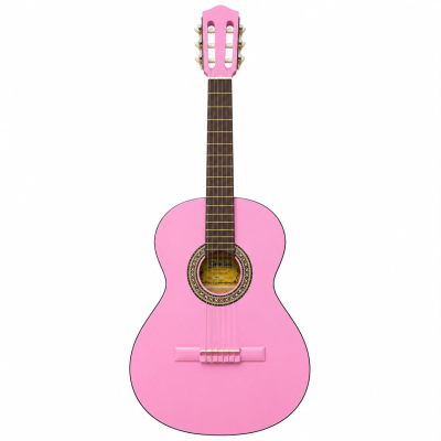 Guitarra Criolla - Gracia - M5 - Color Rosa - Brillante  