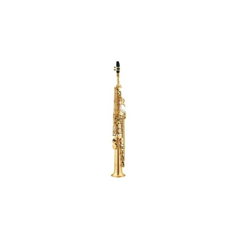 Saxo Soprano - Knight - Bb - Llave De F# - Yellow Brass - Laquedao - Con Estuche - Abs - Jbsst-400