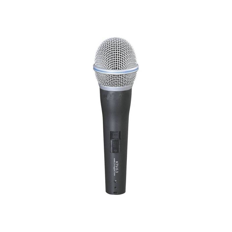 Microfono - Ross - Vocal - Dinamico - Cardioide - 60Hz A 17Khz - Xlr - Cuerpo Metalico - Con Switch - Cable Xlr-Xlr - Ktv-5.3-Cn/Cn