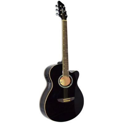 Guitarra Electroacustica - Leonard - Con Corte - Eq 5 Bandas - Negro - La262Bkeq  