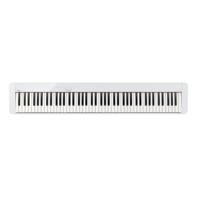 Piano - Casio - Privia - 88 Teclas - 18 Sonidos - 192 Polifonias - Accion Martillo - 1 Pedal - Blanco - Px-S1100We  