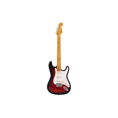 Guitarra Electrica - Sx - Vintage Series - Stratocaster - Diapason Maple - Sss - Pickguard Blanco - Cuerdas Daddario - Funda Incluida - Sunburst - Sst57+/2Ts  