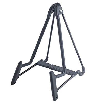 Soporte - K&M - De Pie - Heli - Para Guitarra Electrica O Bajo - Plegable - Negro - 1758100055  