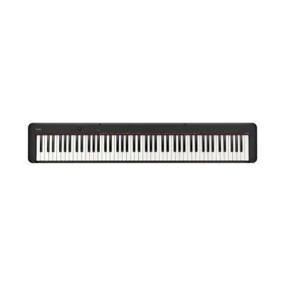 Piano - Casio - 88 Teclas - Accion Tri Sensor Ii - 10 Sonidos - 64 Polifonias - Usb - App Chordana - Audio In - Modo Dueto - Grabador Midi - Negro - Cdp-S160Bk 