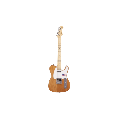 Guitarra Electrica - Sx - Alder Series - Pickguard Blanco - Natural - Stl/Alder/Na  