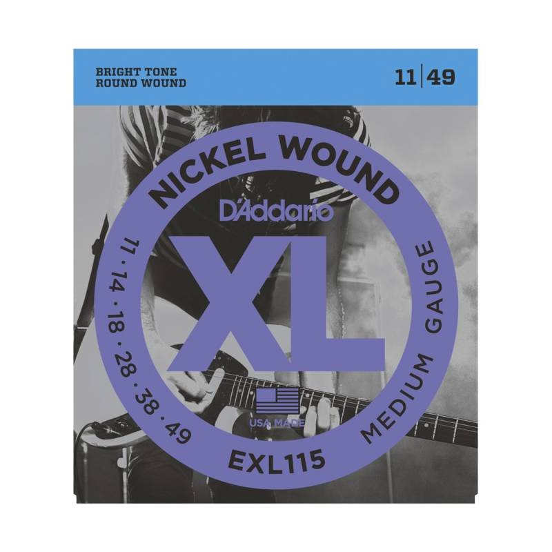 Encordado - Daddario - Guitarra Electrica - 011/049 - Nickel Wound - Exl115