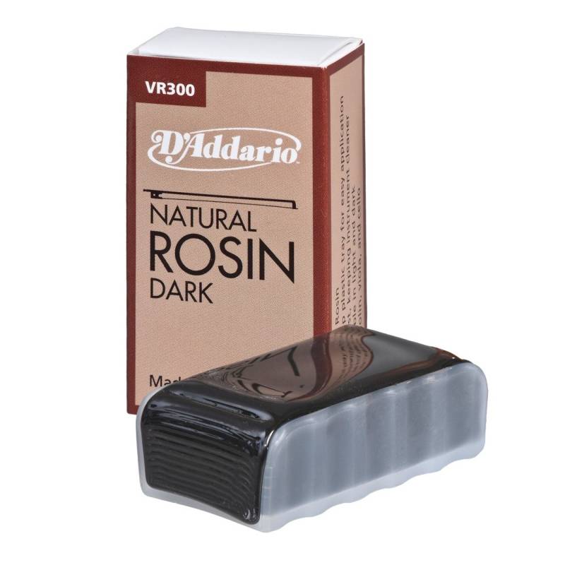Resina - Daddario - Natural Rosin - Con Grip - Color Oscuro - Vr300