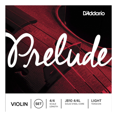 Encordado - Daddario - Violin 4/4 - Prelude - Solid Steel Core - Tension Baja - J8104/4L  