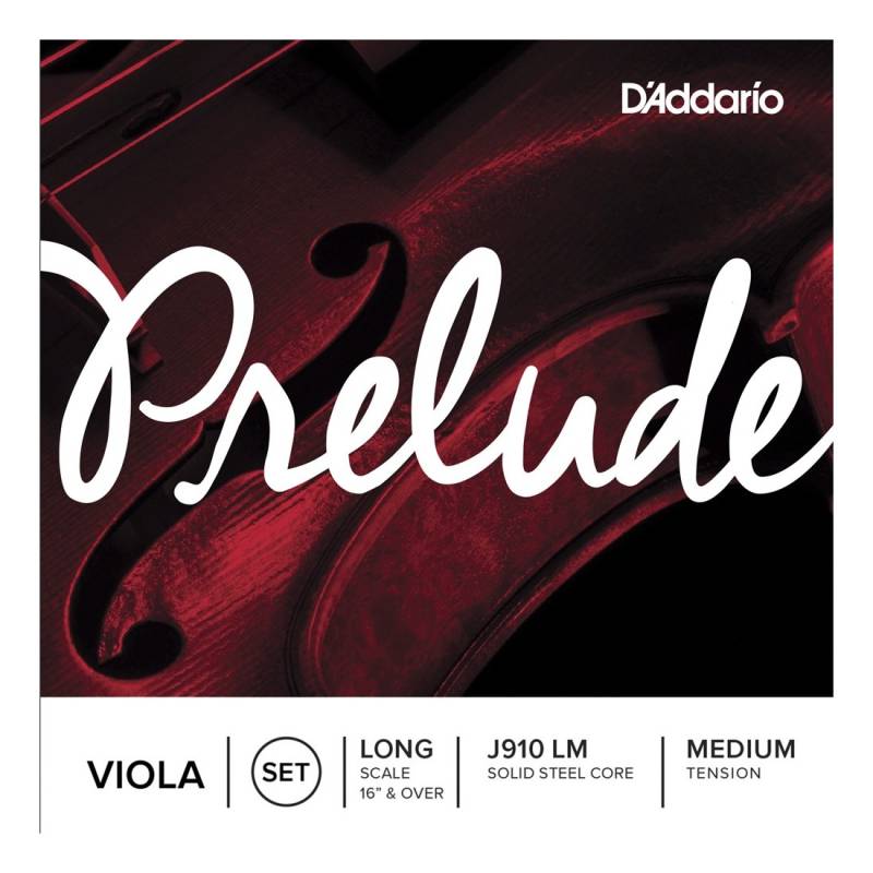 Encordado - Daddario - Viola - Prelude - Escala Larga (16-16.5) - Tension Media - J910Lm