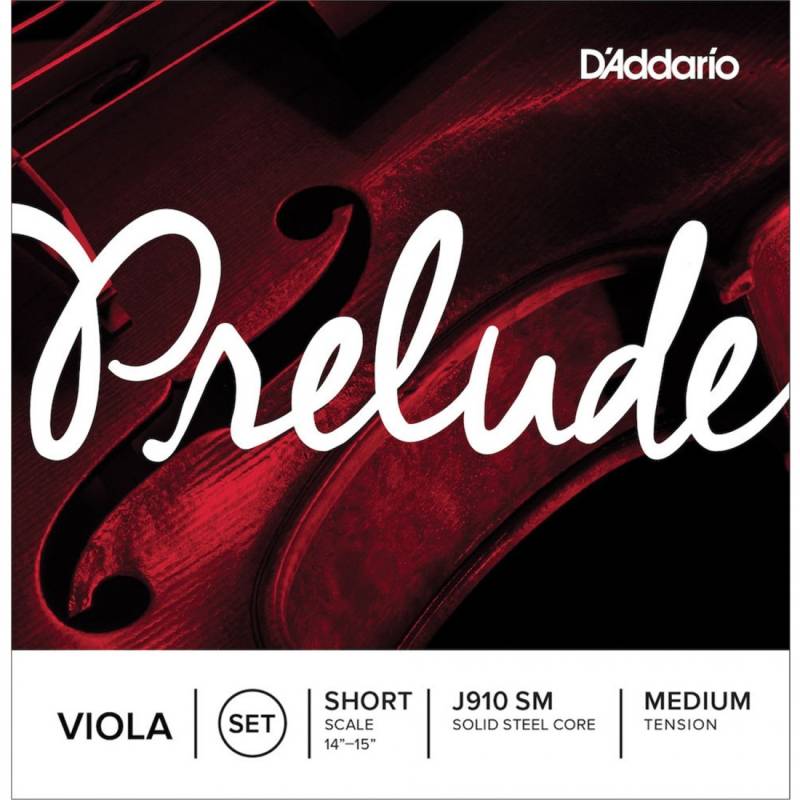 Encordado - Daddario - Viola - Prelude - Escala Corta (13-14) - Tension Medium - J910Sm