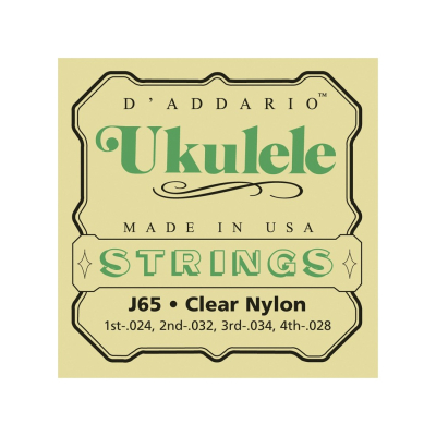Encordado - Daddario - Ukelele Soprano - 024/028 - Nylon - J65  