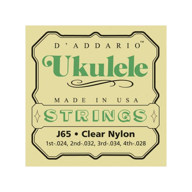 Encordado - Daddario - Ukelele Soprano - 024/028 - Nylon - J65