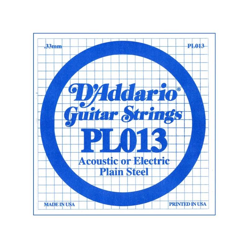 Cuerda Suelta 2 - Daddario - Guitarra Acustica/Electrica - 013 - Pl013