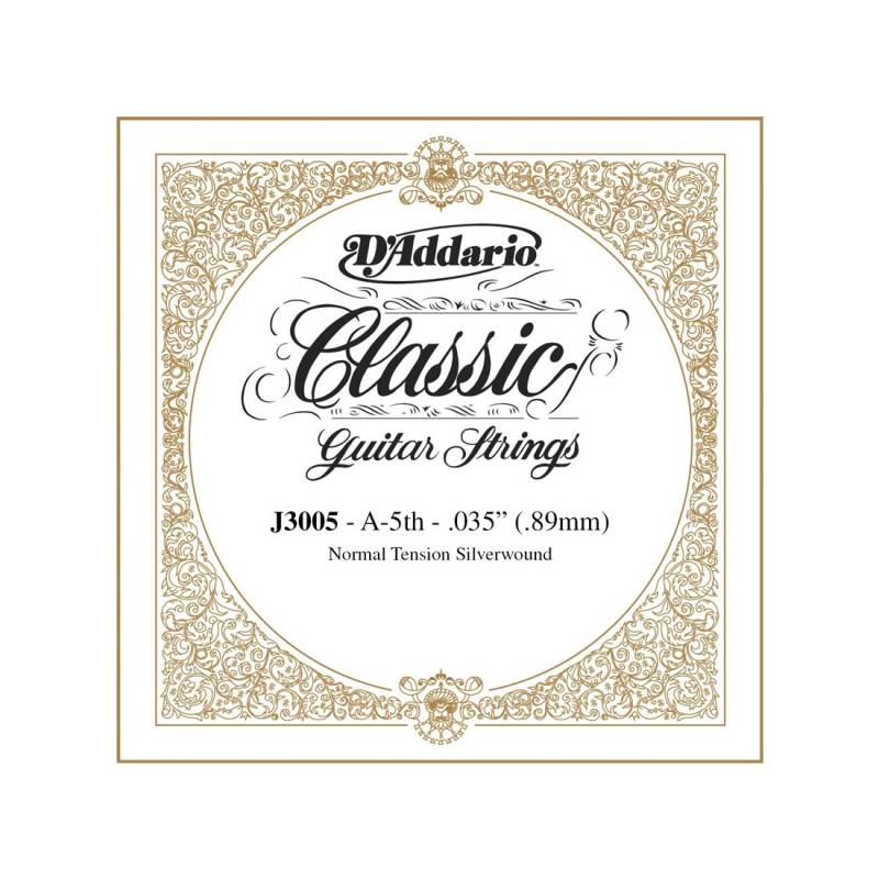 Cuerda Suelta 5 - Daddario - Guitarra Criolla - Ej29/30 - Nylon Entorchado - J3005