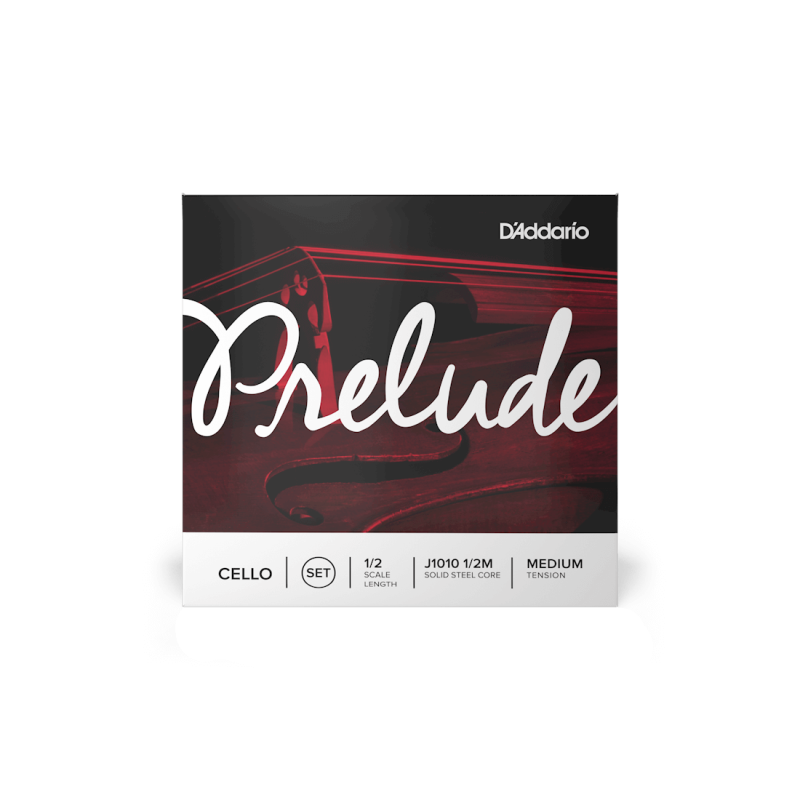 Encordado - Daddario - Cello - Prelude - Cello Set 1/2 - Núcleo De Acero - Tension Media - J10101/2M
