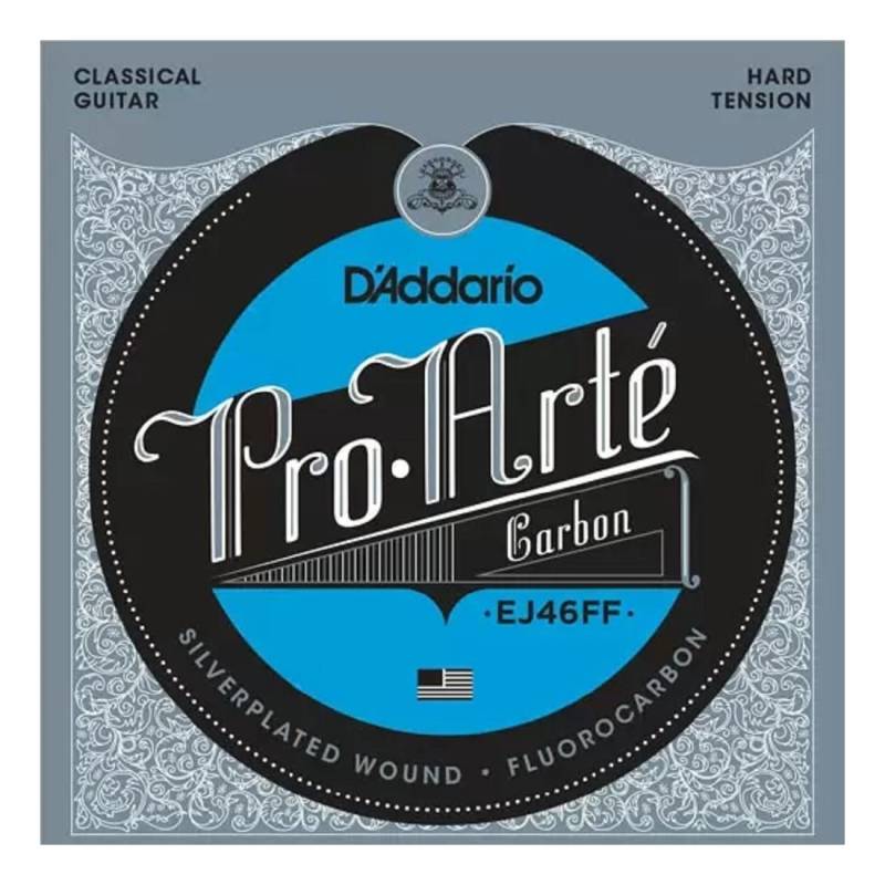 Encordado - Daddario - Guitarra Criolla - 0248/046 - Nylon Dynacore Carbon - Pro Arte - Tension Alta - Ej46Ff