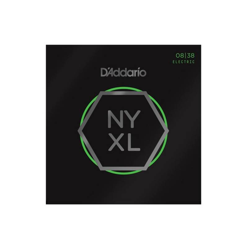 Encordado - Daddario - Guitarra Electrica - 008/038 - Nickel Wound Revestido - Extrema Duracion - Nyxl0838
