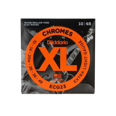 Encordado - Daddario - Guitarra Electrica - 010/048 - Jazz X-Light Flat - Ecg23  