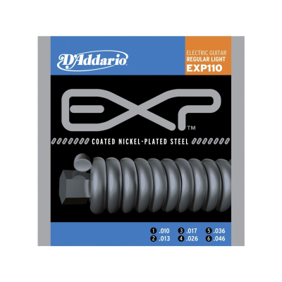 Encordado - Daddario - Guitarra Electrica - 010/046 - Nickel Wound - Revestido Doble Duracion - Exp110  