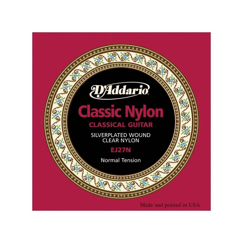 Encordado - Daddario - Guitarra Criolla - 029/045 - Nylon - Tension Normal - Ej27N