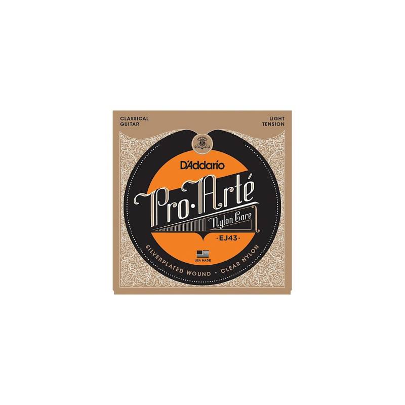 Encordado - Daddario - Guitarra Criolla - 0275/042 - Nylon - Pro Arte - Tension Baja - Ej43