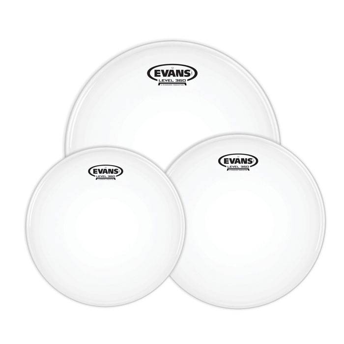 Set Parches - Evans - G2 - Para Tom - Arenado - 12, 13, 16 - Capa Doble - Etpg2Ctds