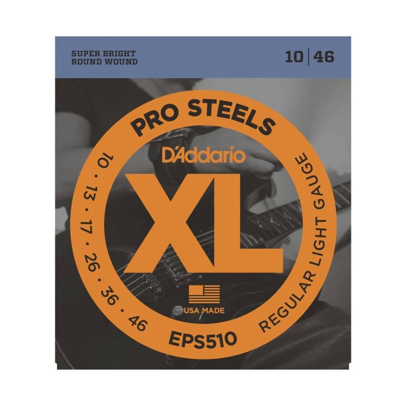 Encordado - Daddario - Guitarra Electrica - 010/046 - Pro Steel - Eps510