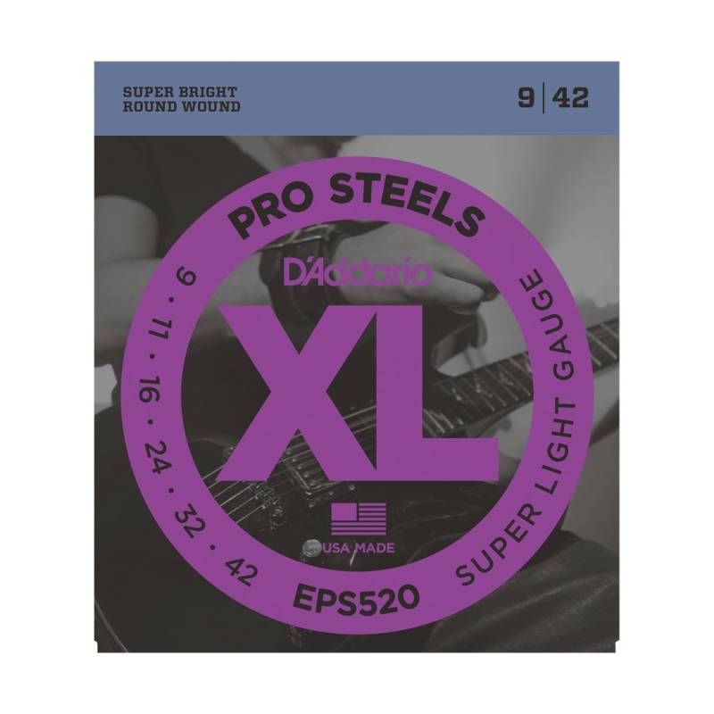 Encordado - Daddario - Guitarra Electrica - 009/042 - Pro Steel - Eps520