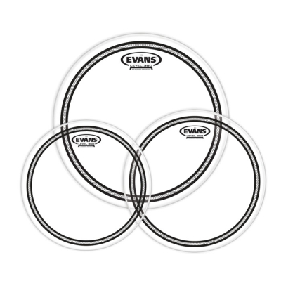 Set Parches - Evans - Ec2 - Para Tom - Transparente - 12