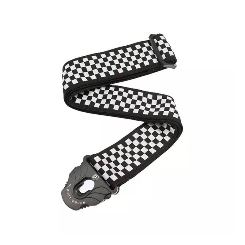 Correa - Daddario - Para Guitarra O Bajo - Nylon - Ancho 2 - Largo 35 - 59.5 - Disenio Chess - 50Plc02
