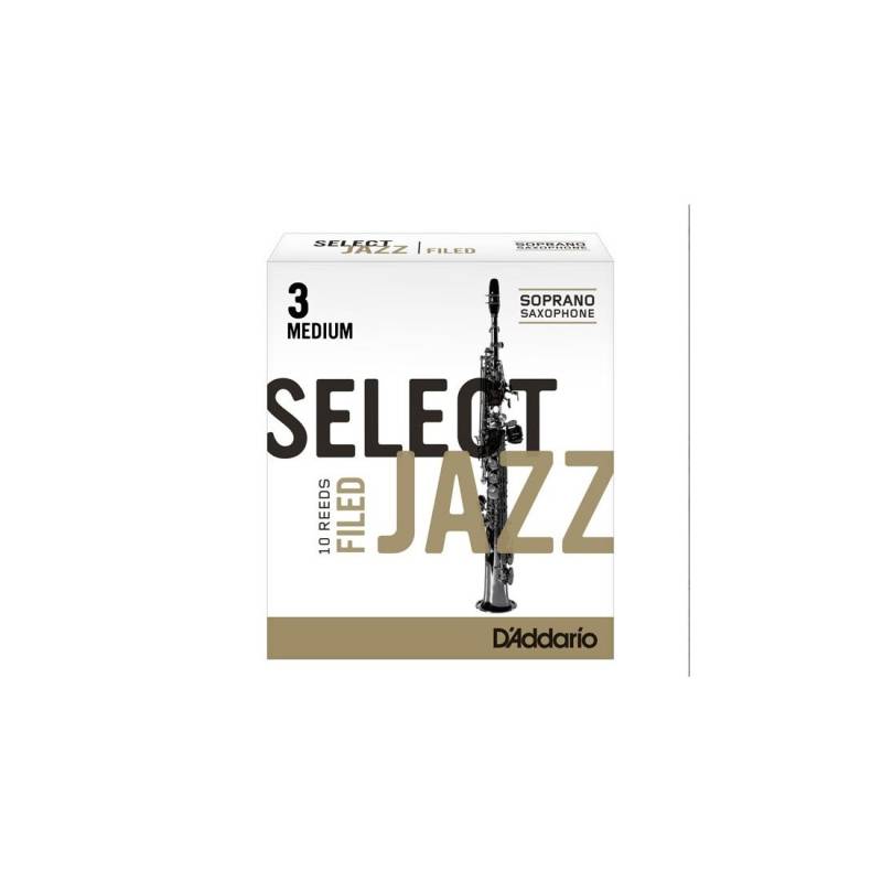 Canias - Daddario - Select Jazz - Saxo Soprano - Filed - N 3H - Pack X 10 - Rsf10Ssx3H