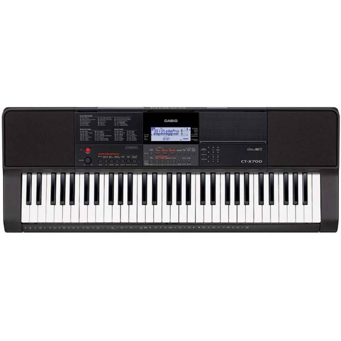 Teclado - Casio - Ct-X - 61 Teclas - 600 Sonidos - 48 Polifonias - 195 Ritmos - Aix Sound - Sensitivo - Grabador - Usb - 4.3Kg - Ct-X700