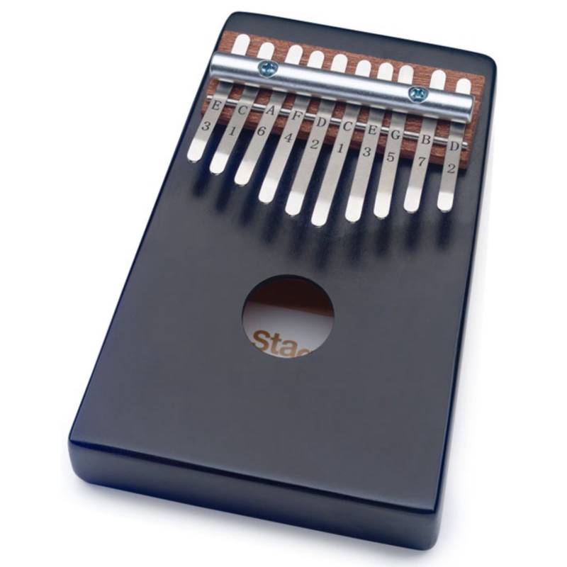Kalimba - Stagg - 10 Notas - Negro - Kalikid10Bk